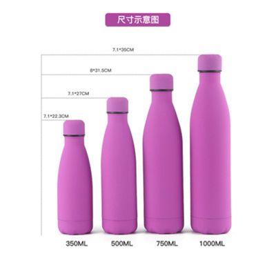 1000ML Double Wall 304 Stainless Steel Thermal Flask Fashion Vacuum Thermos Outdoor Portable Sport Thermal Drink Water BottleTH