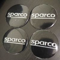 (45mm)Sparco Center Rim Cap Emblem Sticker