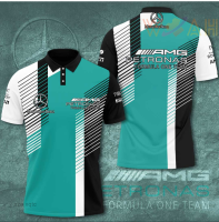 Mercedes Petronas 2023 Summer 3D T-shirt, short sleeve shirt, polo 007 high-quality