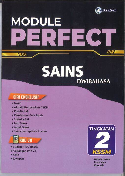 Module Perfect Sains Dwibahasa Tingkatan Kssm Lazada