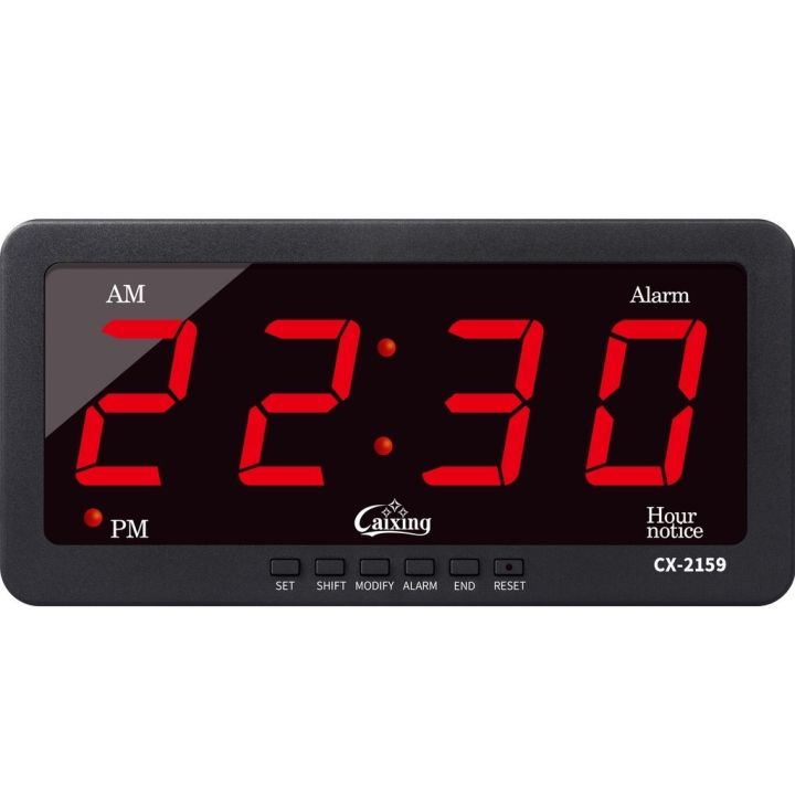 caixing-นาฬิกาดิจิตอล-led-digital-clock-แขวนติดผนัง-number-clock-นาฬิกาแขวนผนัง-นาฬิกาตั้งโต๊ะ-รุ่น-cx-2159ขนาด-สูง-3-กว้าง-7-4-นิ้ว