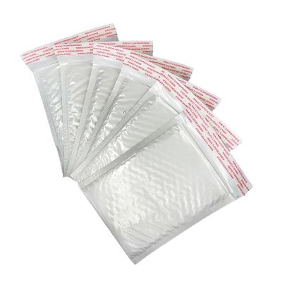 50 Pcs White Foam Envelope Bag Different Specifications Mailers Padded Shipping Envelope With Bubble Mailing Bag