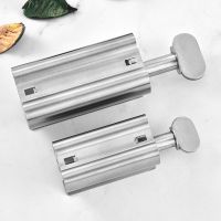 Bathroom Accessories Set Rolling Toothpaste Squeezer Tube Toothpaste Dispenser Toothbrush Holder Rack Stainless Steel Dispenser