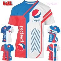 Pepsi 3d HOT Cola Custom Print T-shirt Full Sublimation Summer T-shirt Breathable Short Sleeve T-shirt Size：S-5XL