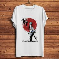 Samurai Descendant Sakata GINTAMA GINTAMA เสื้อยืดแฟชั่นแขนลำลองขาสั้นพิมพ์ลาย100% ผ้าฝ้ายฤดูร้อนคอกลมใหม่ขายส่งราคาถูกตลก