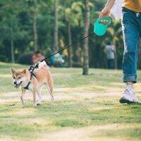 Automatic dog leash สายจูงสุนัขออโต้เมติก เชือกสายจูงไนล่อน &amp; พลาสติก ยาว 3ม.สำหรับสัตว์เลี้ยง สายจูงสุนัข