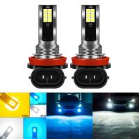 1PC H8 LED H11 H1 9005 9006 HB3 HB4 H7 H3 H4 Car Fog Lights With 3030 Chips12LED 6000K White Auto Fog Lamp Day Running Light 12V Bulbs  LEDs  HIDs