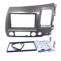 for 2006-2011 Stereo Radio Double 2 DIN Dash Kit Fascia Dash Panel Trim-RHD