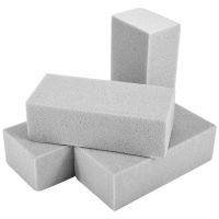 4Pcs Dry Floral Foam for Artificial Flowers Wet Floral Foam Bricks Grey Florist Blocks for Flower Arrangement