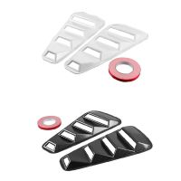 2pcsset Universal Car Engine Hood Vent Air Intake Scoop Bonnet Cover Louvers Spoiler Trim Auto Decoration Tools for Ford for Mu