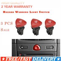 【YF】☎♀▫  3PCS 8200442724 93856337 HAZARD FLASHER LAMP SWITCH FOR OPEL Renault Trafic Espace Laguna /Vauxhall/Clio II 2