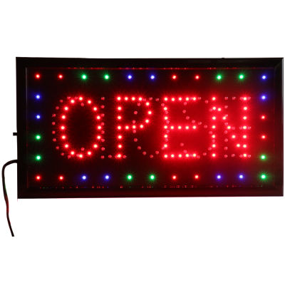 CHENXI Open &amp; Closed 2 in 1 LED Sign Store Neon Business Shop Open Closed Advertising Light OnOff Switch 19*10 Inch Billboard.