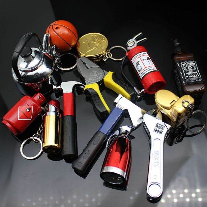 Creative Cute Fashionable Keychain Lighter/Refillable Cute Lighters