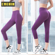 CMENIN quần legging liền thân cạp cao đẩy lên legging thể thao cho phụ nữ