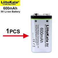 【Factory-direct】 Trendy deals Mall 2021 600MAh 9V Li-Ion 6F22 9V ชาร์จใหม่ได้สำหรับไมโครโฟนมัลติมิเตอร์ RC อุณหภูมิ