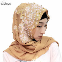 BOHOWAII Islam India Muslim Hijab Scarf 14 Colors Women Hoofddoek Chifon Kopftuch Headscarf Hijab Foulard Femme Femme Musulman