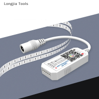 Longjia Tools แผงไฟแถบ LED DC5-24V หรี่แสงควบคุมเพลงบลูทูธอัจฉริยะตัว4CH 4A สำหรับแผงไฟ LED RGBW RGB