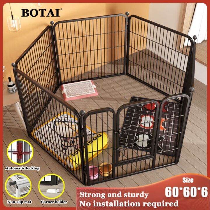 BOTAI dog cage dog fence barrier indoor cages heavy duty for dogs