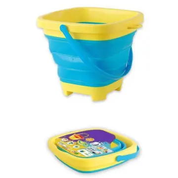 Collapsible Beach Sand Toys for Kids Travel Beach Toys for Kids with  Foldable Sand Bucket Beach Shovel Toys Kit for Toddlers