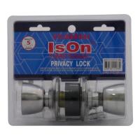 ลูกบิดห้องน้ำ ISEO 8588 SP-BK หัวแชมเปญ สีสเตนเลสISEO 8588 SP-BK STAINLESS STEEL BATHROOM KNOB **ราคาดีที่สุด**