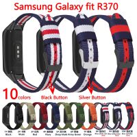 Pasek zastępczy tchick do Samsung Galaxy Fit SM-R370 pasek do zegarków z nadrukiem miękki materiał nylonowy sportowy pasek do zegarków