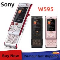 Sony W595 ปลดล็อคโทรศัพท์มือถือวิทยุ FM บลูทู ธ 3.15MP กล้องหลายสีโทรศัพท์ที่มีคุณภาพดี