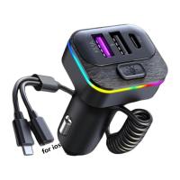 Car USB Charger 2 Ports Tools Auto Mobile Phone Charging Wireless Lighter Adapter with One Drag Two Fast Charger awesome