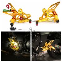 Arashi รถจักรยานยนต์พักเท้า Footpeg เหยียบเท้า Peg Rearset Rearsets สำหรับ SUZUKI GSX-S750 2015-2020 GSR750 2011-2017