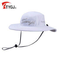 TTYGJ หมวกลูกกอล์ฟผู้ชายและผู้หญิงรอบหมวกดวงอาทิตย์หมวกปีกใหญ่ Capgolf มีหมวกด้านบนกีฬาหมวกลำลอง