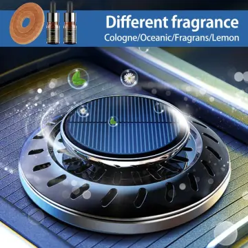 Car Air Freshener Fragrance Diffuser Solar Power Aromatherapy Perfume Rotary