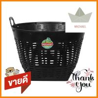 เข่งพลาสติก BIG ONE COPO 702 เบอร์ 2 58X58X45 ซม. สีดำROUND PLASTIC BASKET BIG ONE COPO 702 NO.2 58X58X45CM BLACK **ราคารวม Vat แล้วค่ะ ไม่มีบวกเพิ่ม**