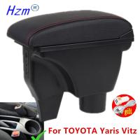 ㍿❣ For TOYOTA Yaris armrest For TOYOTA Yaris Vitz Car armrest box car accessories central storage box Retrofit parts with USB