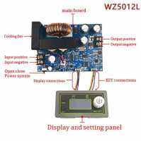 WZ5012L DC DC Buck Converter CC CV โมดูลพลังงาน50โวลต์12A 600วัตต์ปรับแรงดันไฟฟ้าควบคุมแหล่งจ่ายไฟ5โวลต์12โวลต์24โวลต์36โวลต์ห้องปฏิบัติการ