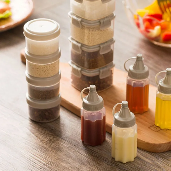 transparent-spices-bottle-with-lid-portable-mini-sauce-seasoning-box-dispenser-salt-spice-jar-sauce-squeeze-bottle-4-pcs-set