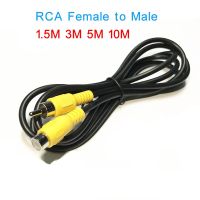 RCA 1m 3m 5m 1 Rca male to 1 Rca female Audio Video Extension Coaxial Cable for HDTV Wires  Leads Adapters