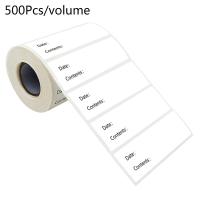 hot！【DT】▦  500pcs Stickers Refrigerator Freezer Food Storage Date Content Labels for Jar Packing