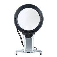 100mm Hands Free LED Reading Magnifier Neck Wear Magnifying Glass for Seniors Sewing Cross Stitch Embroidery