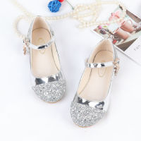 Glitter Girl Shoes Mary Jane Sneakers Children Ballet Flat Shoe Princess Wedding Party Shoes Bling Bling Kids Dress Dance Shoes