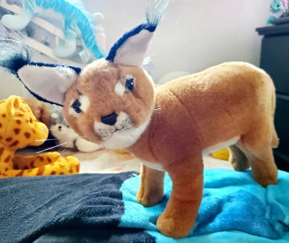 Roblox Raise A Floppa Simulation Cube Cat Caracal Plush Doll