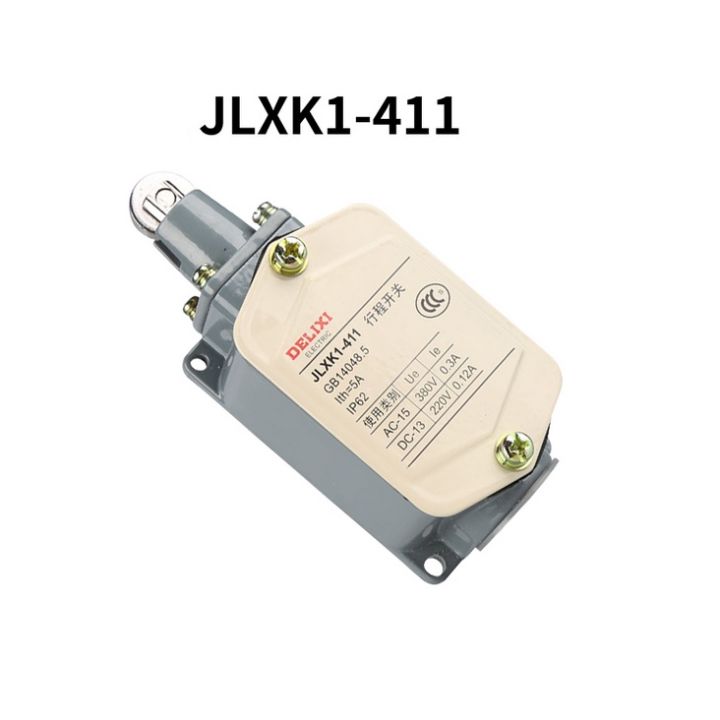 ลิมิตสวิทช์-delixi-jlxk1-111-211-311-411-511-limit-switch-rotary-metal-roller-arm-ลิมิตสวิทซ์-สินค้าพร้อมส่ง