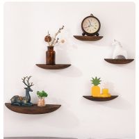 【CC】 Semicircle Wall Shelf Background Hanging Projector Display Storage Organization Suspension Decoration