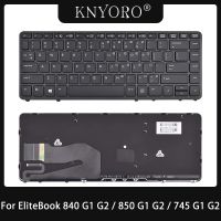 Newprodectscoming NEW Notebook US Layout Backlit Keyboard For HP EliteBook 840 G1 G2 850 G1 G2 745 G1 G2 ZBook 14 Laptop Backlilght Keyboard