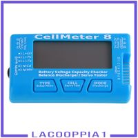 ( Lacoopia1 ) เครื่องทดสอบแรงดันแบตเตอรี่จอแอลซีดี Rc Cellmeter สําหรับ Lipo Life Nimh Nicd