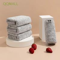 QQMALL Durable Rags Thickened Dish Cloth Cleaning Cloth Microfiber Kitchen Non-stick Oil Clean Dust Anti-grease Bamboo Charcoal Dish Towel