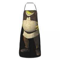 Unisex Shrek Apron Kitchen Chef Cooking Baking Bib Women Men Monster Tablier Cuisine for Painting Aprons