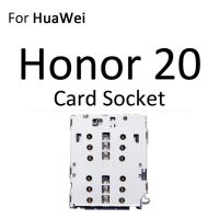 ที่ใส่ซิมการ์ดช่องเสียบถาดเครื่องอ่านช่องเสียบ Adapter Micro Sd สำหรับ Huawei Honor View 20 Pro Lite 20i