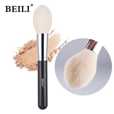 BEILI Black Big Powder Makeup Brushes Really Soft Foundation Highlight Single Professional Wool Fiber Brush Beauty Make up Tools Makeup Brushes Sets