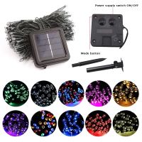 50/100/200 Solar String Light LED Solar Fairy Garland Light Outdoor Waterproof Garden Wedding Party Decoration Christmas Holiday Bulbs  LEDs HIDs