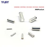 500Pcs Copper Tube Naked Cord End Crimp Terminals Electrical Wire Cable Connector EN0508 EN2508 Ferrules 22-14AWG 0.5-2.5mm2