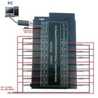 N438C15 DC 12V24V 15ch RS485 or RS232 Relay PC UART Serial Port Switch for PLC Camera Industrial Control System